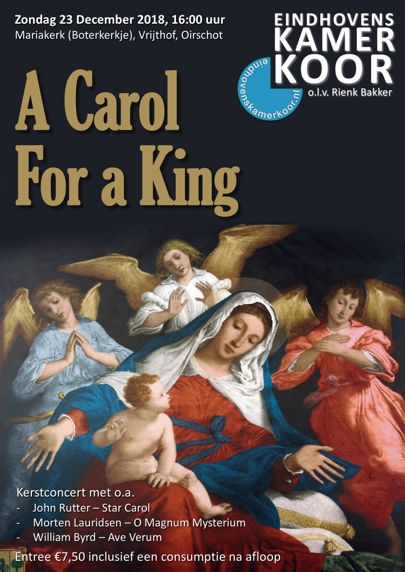 Flyer "A Carol for a King" kan even niet getoond worden.