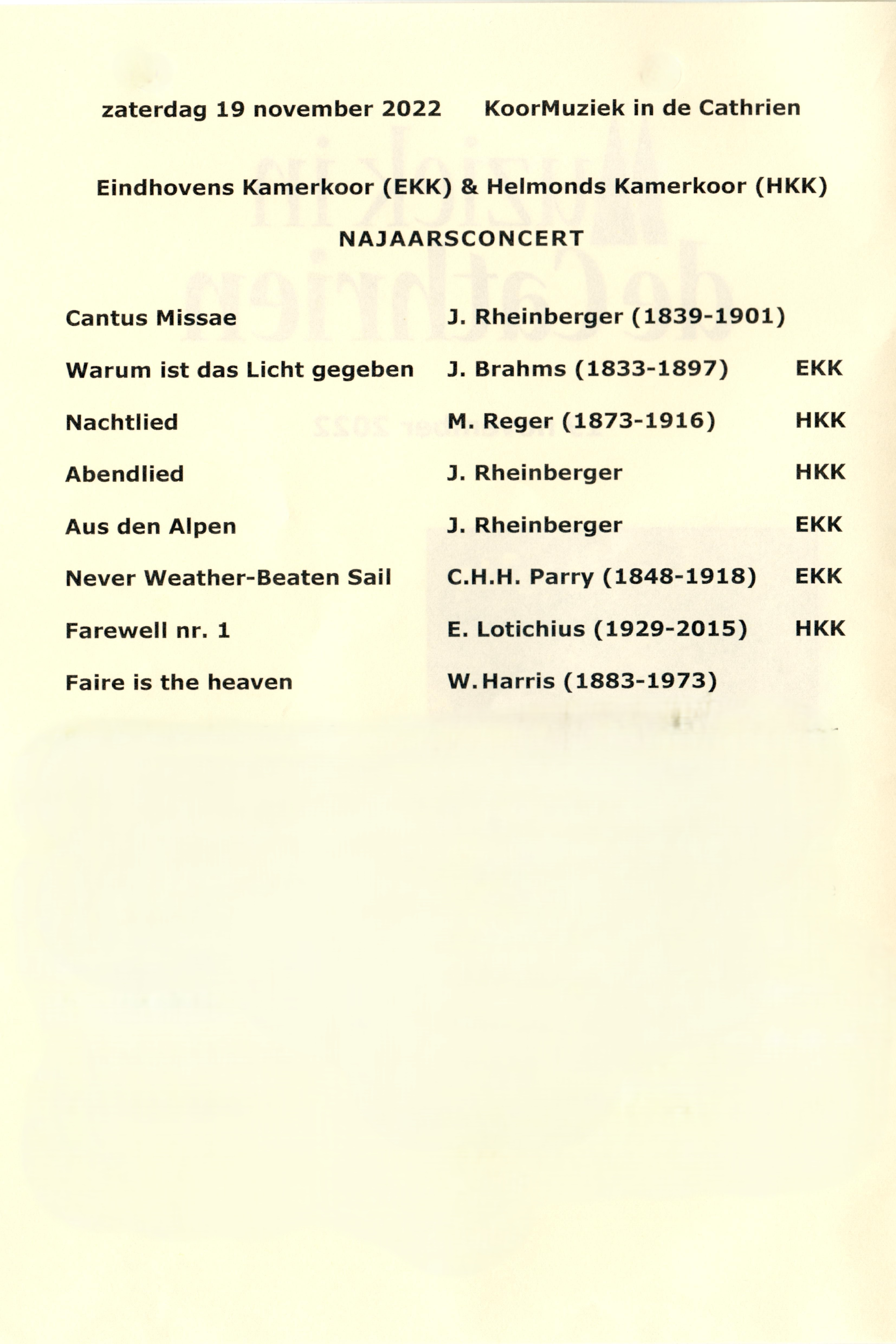 Programma "Najaarsconcert" kan even niet getoond worden.