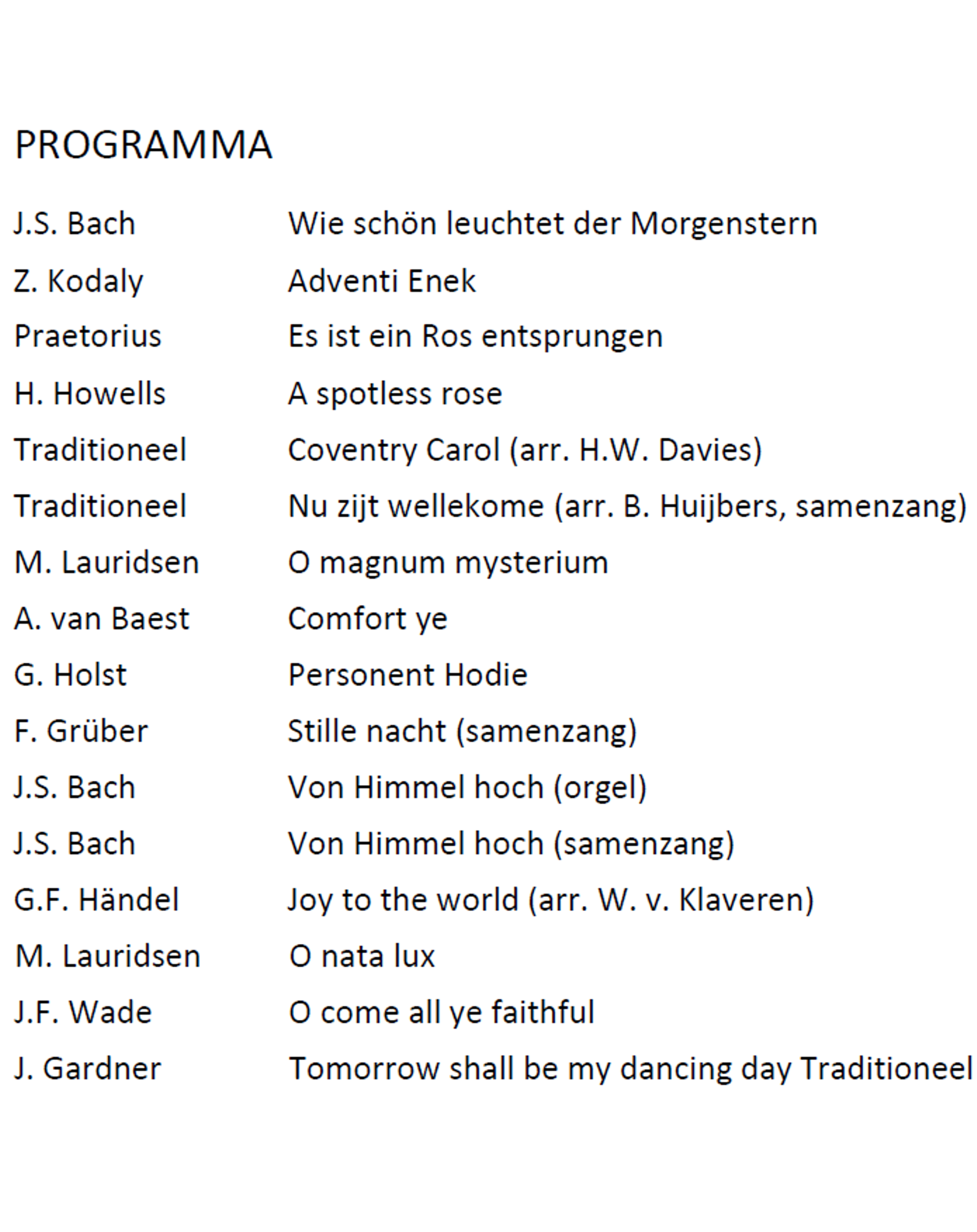 Programma "Kerstconcert" kan even niet getoond worden.
