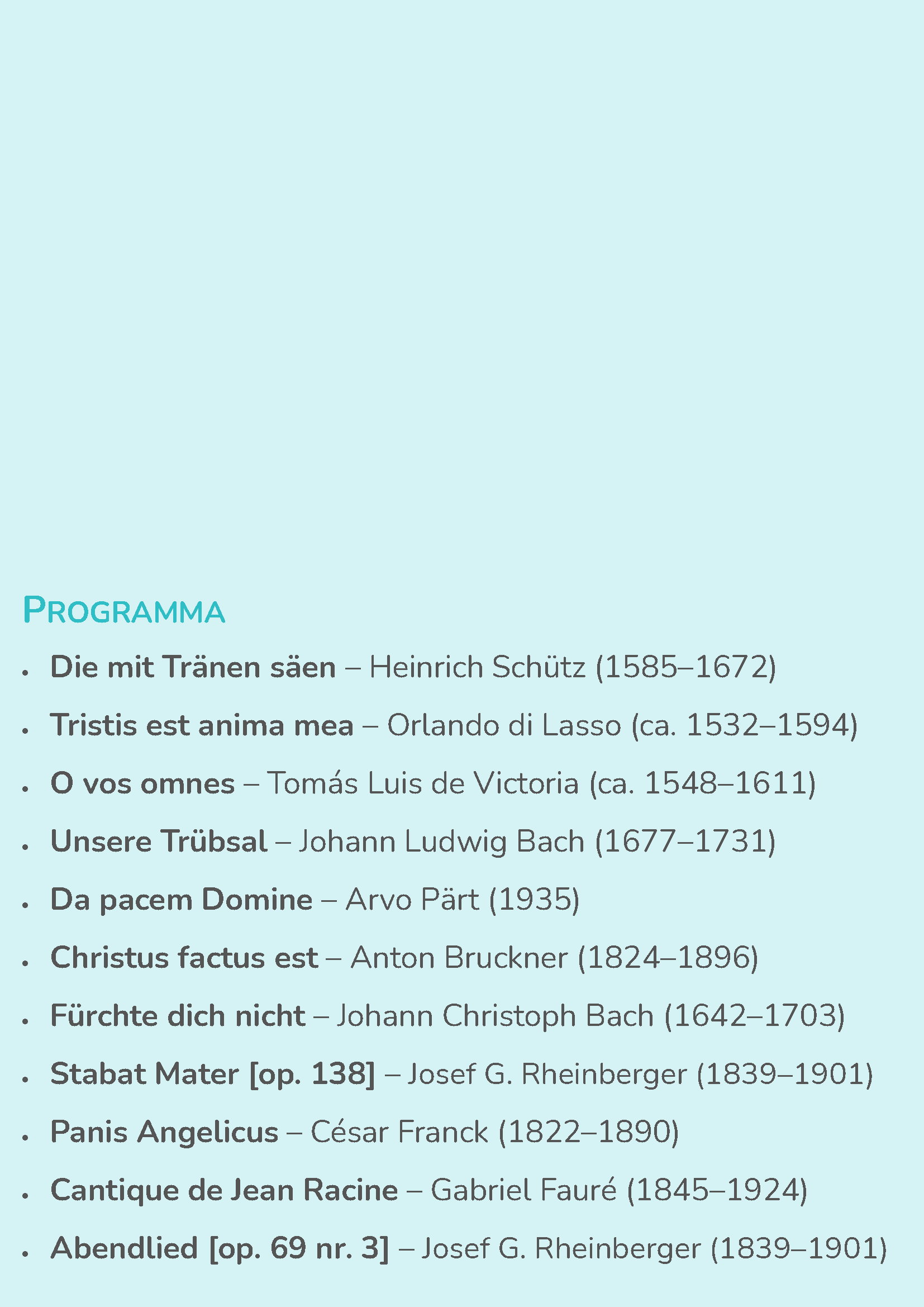 Programma "Passieconcert" kan even niet getoond worden.